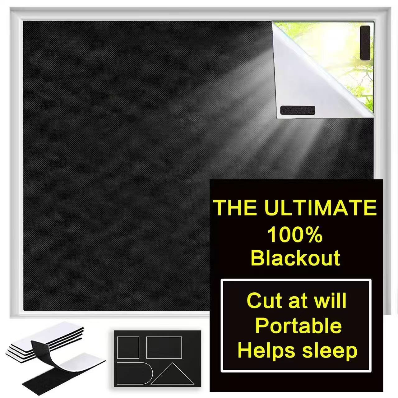 Blackout Curtains - 100% Blackout Curtain DIY Portable Travel