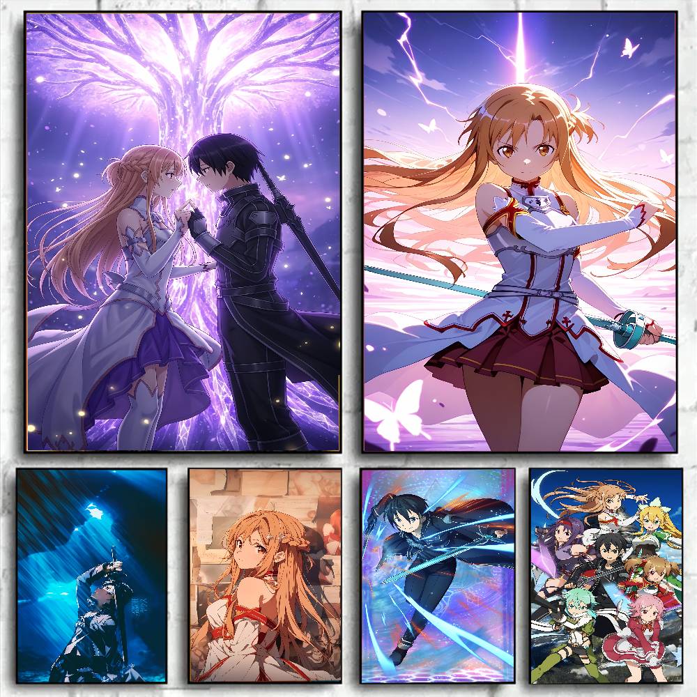 Home Decor Online Free - Sword Art Online Anime Poster Asuna