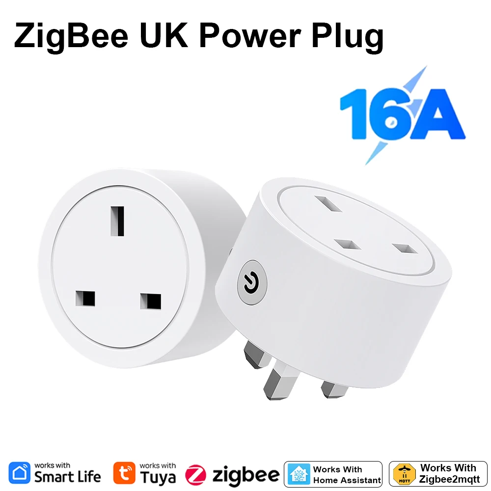 Home Decor Uk - Zigbee Smart Plug 16A UK Socket