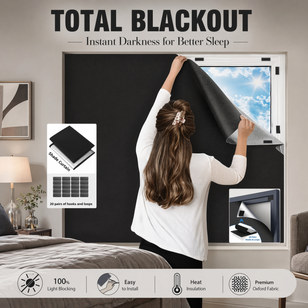 Blackout Curtains - 100% Blackout Curtain Darkest House Blackout