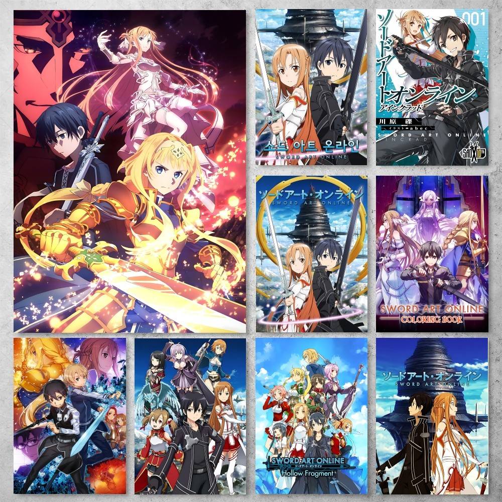 Home Decor Online Free - Japanese Anime S-Sword Art O-Online Anime