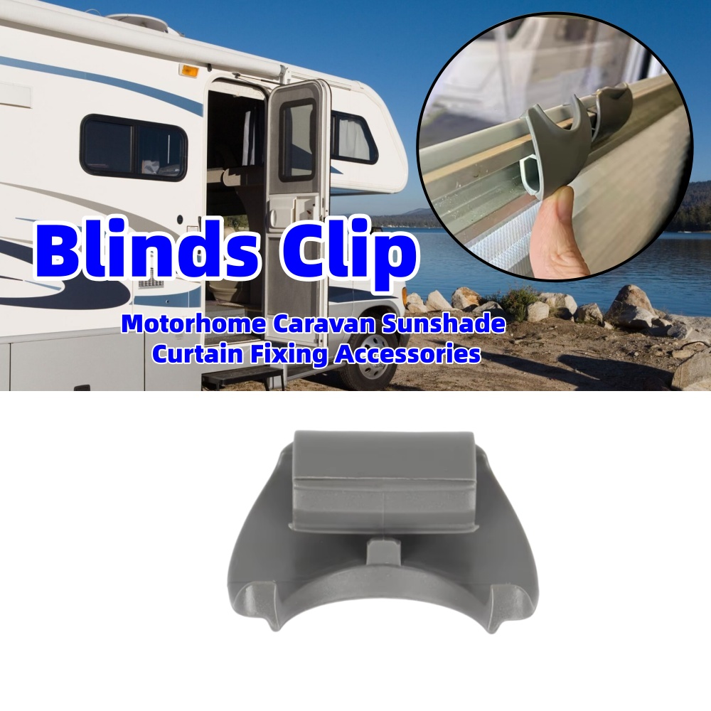 Blackout Curtains - 1PCS Blinds Clip Plisse Window Blind