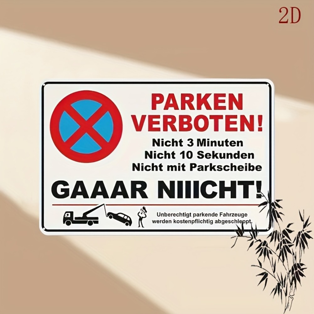 Germany Home Decor - 2026 German Strict No Parking Parken