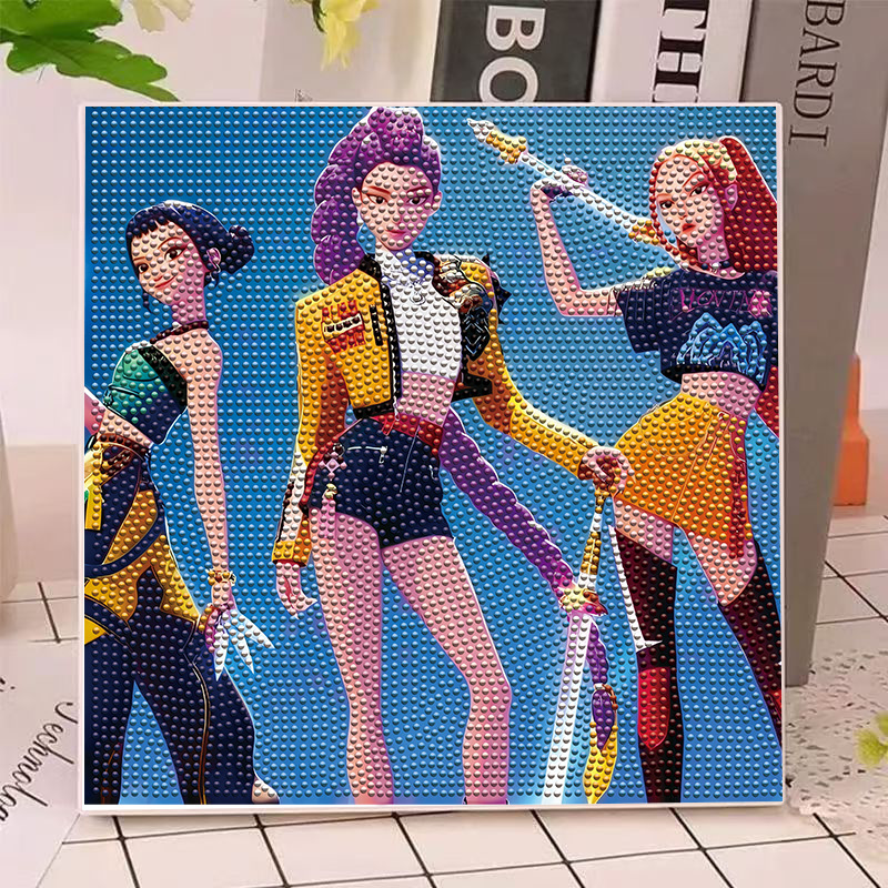 Home Decor Mod - Anime Gilrs Lumi Mila Zoi K-pop