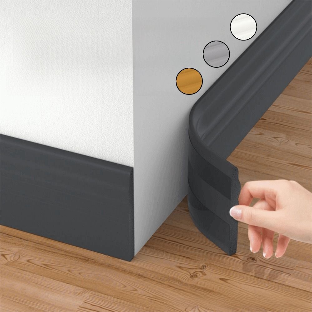 Home Decor Wall Molding - DIY Thickened Wall Baseboard Anti-collision Self