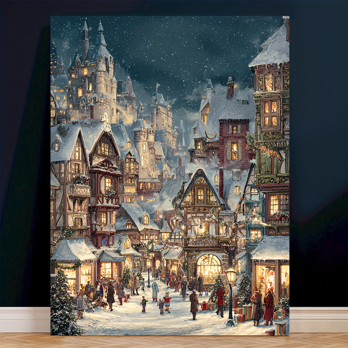 Home Decor Under 500 - 500/1000/1200/2000PCS Puzzles for Adults Winter Wonderland