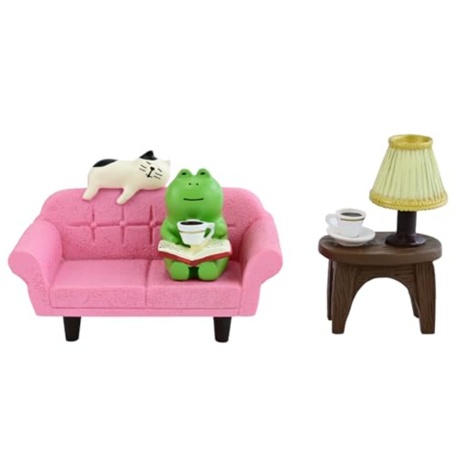 Home Decor Sofa - Cute Mini Frog Figurine with Small