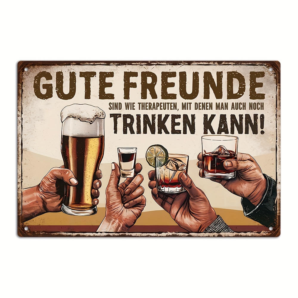 German Vintage Metal Sign, Goo – обзор и цена Germany Home Decor