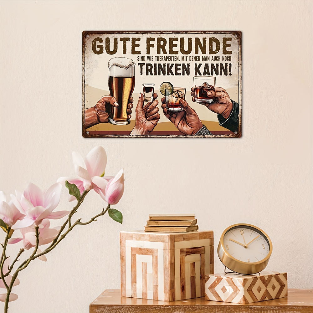 German Vintage Metal Sign, Goo – обзор и цена Germany Home Decor