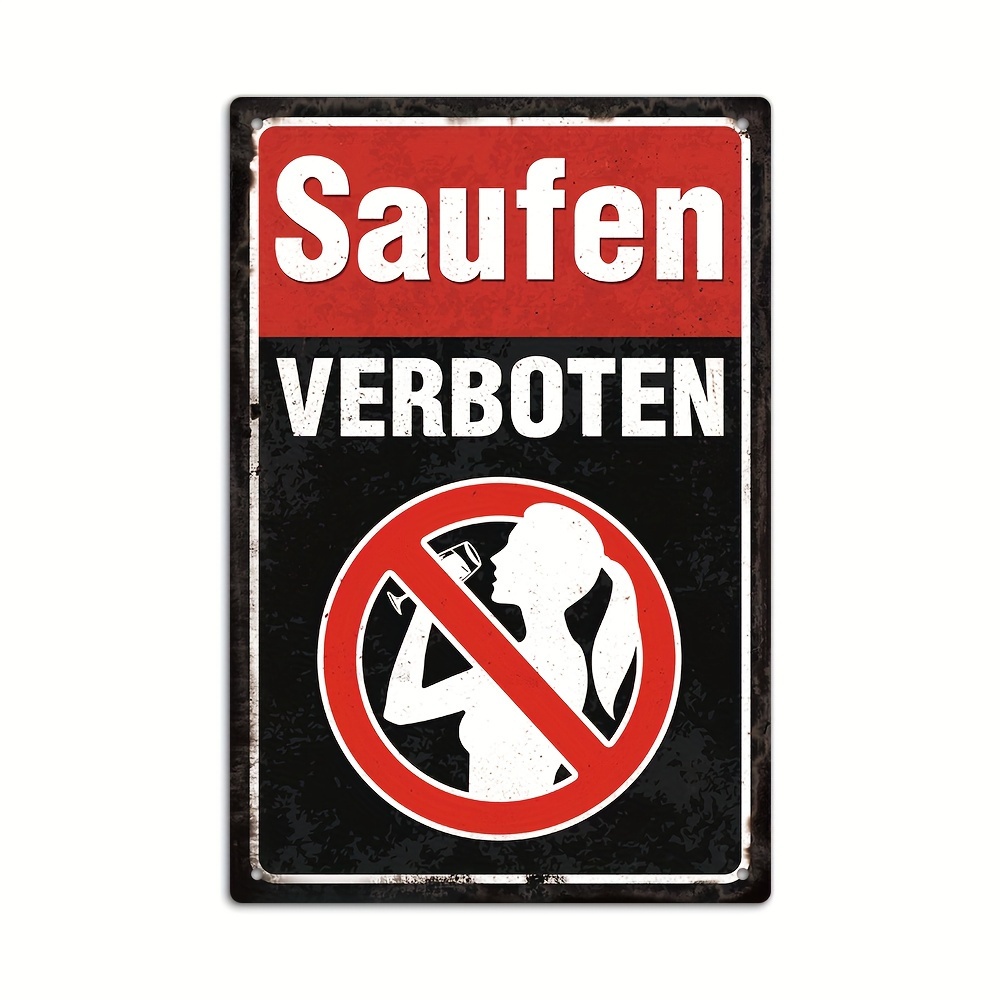 German Vintage Metal Sign, Goo – обзор и цена Germany Home Decor