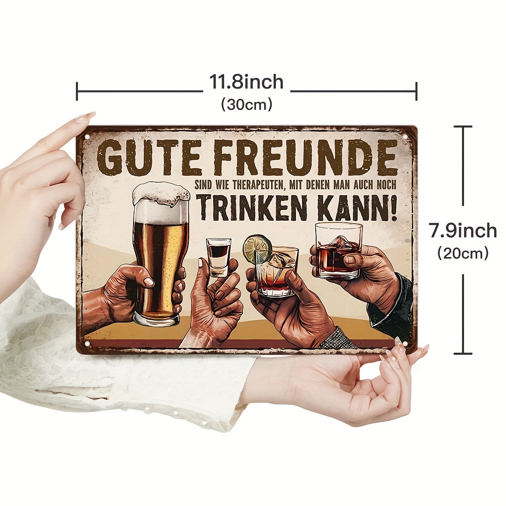 German Vintage Metal Sign, Goo – обзор и цена Germany Home Decor