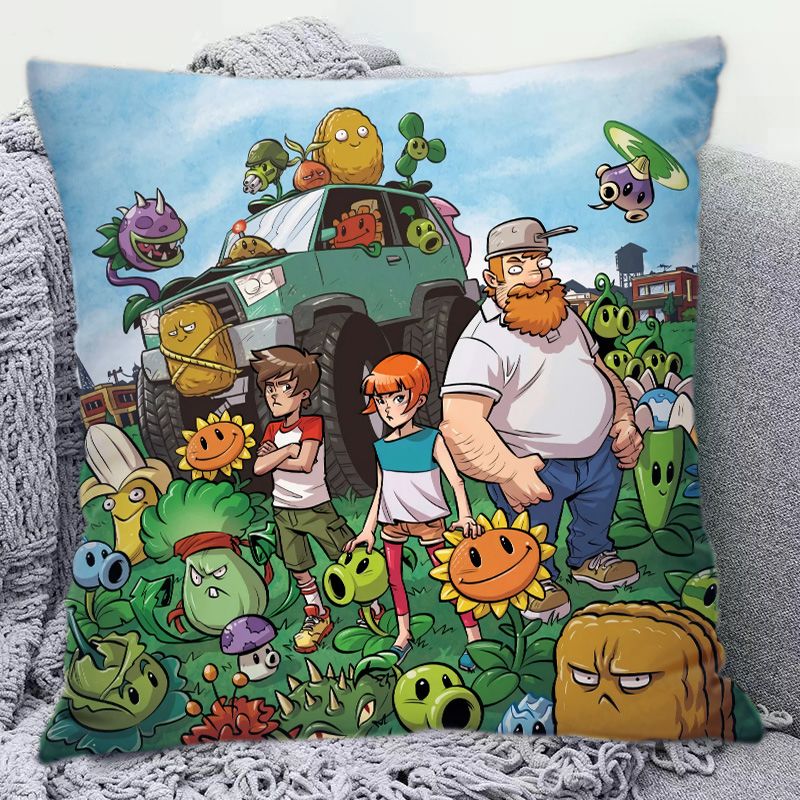 Plants Vs. Zombies Cute Cartoo – обзор и цена Home Decor Sofa