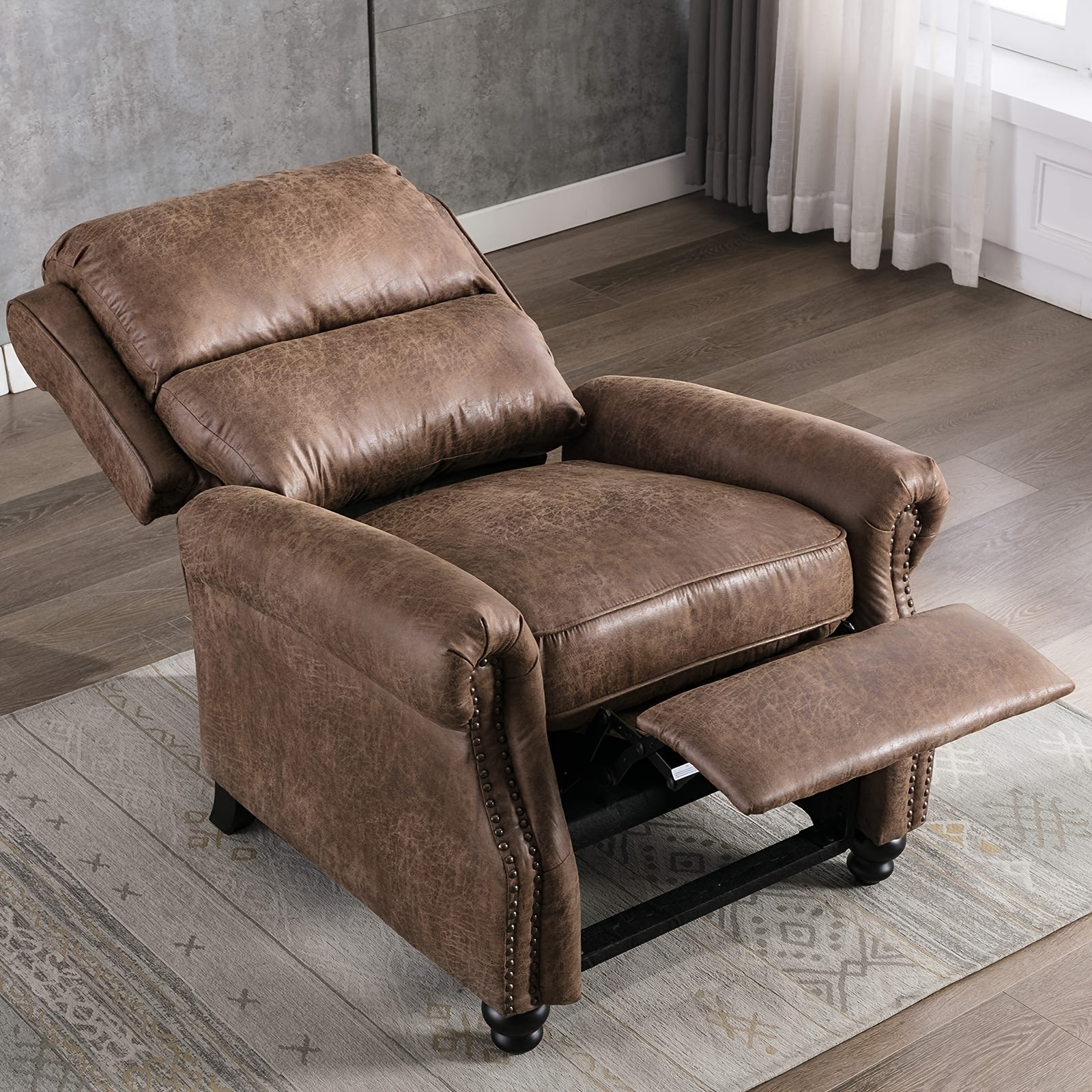 Pushback Recliner Chair Faux L – обзор и цена Home Decor Sofa