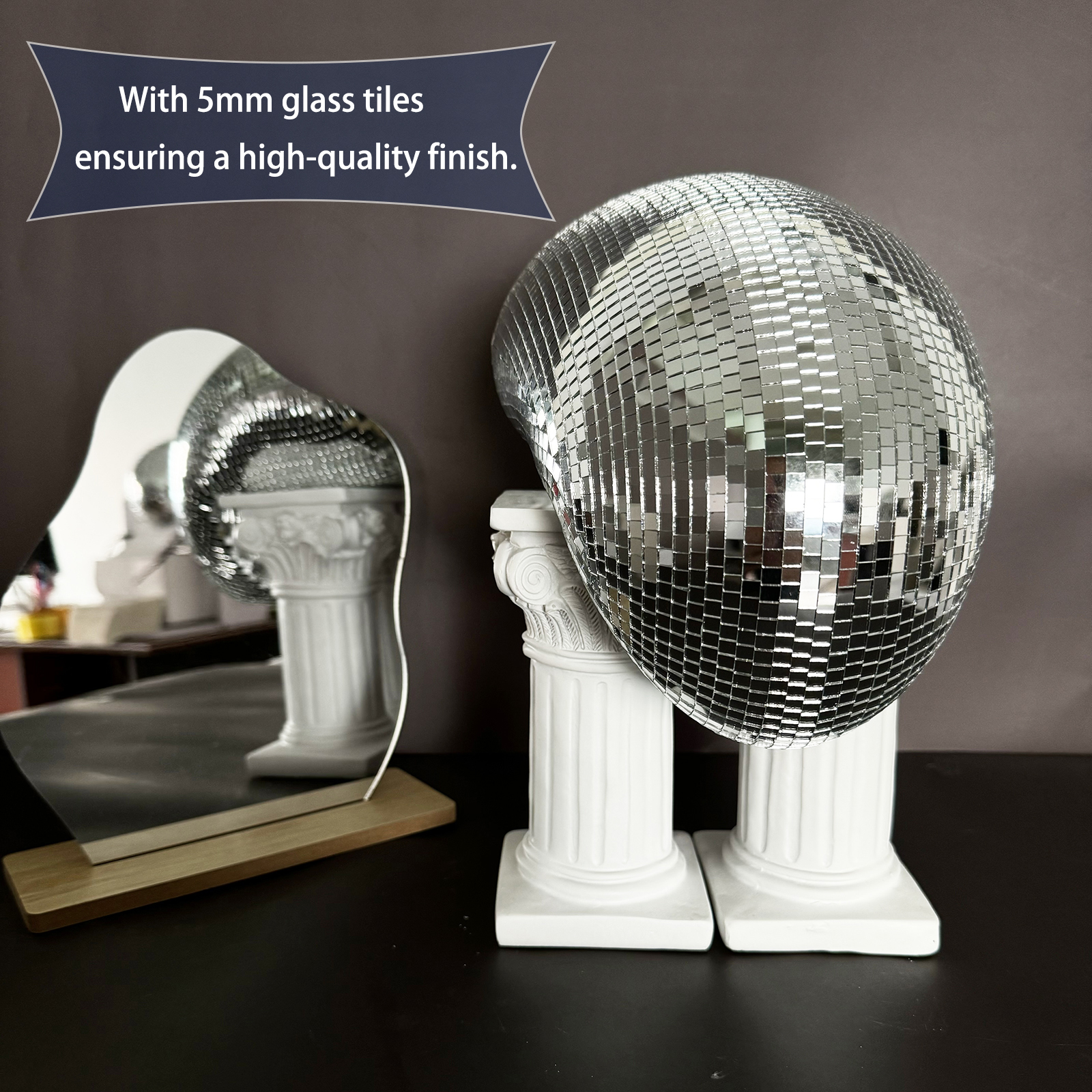 28cm Melted Disco Ball Mirror  – обзор и цена Home Decor Y2K
