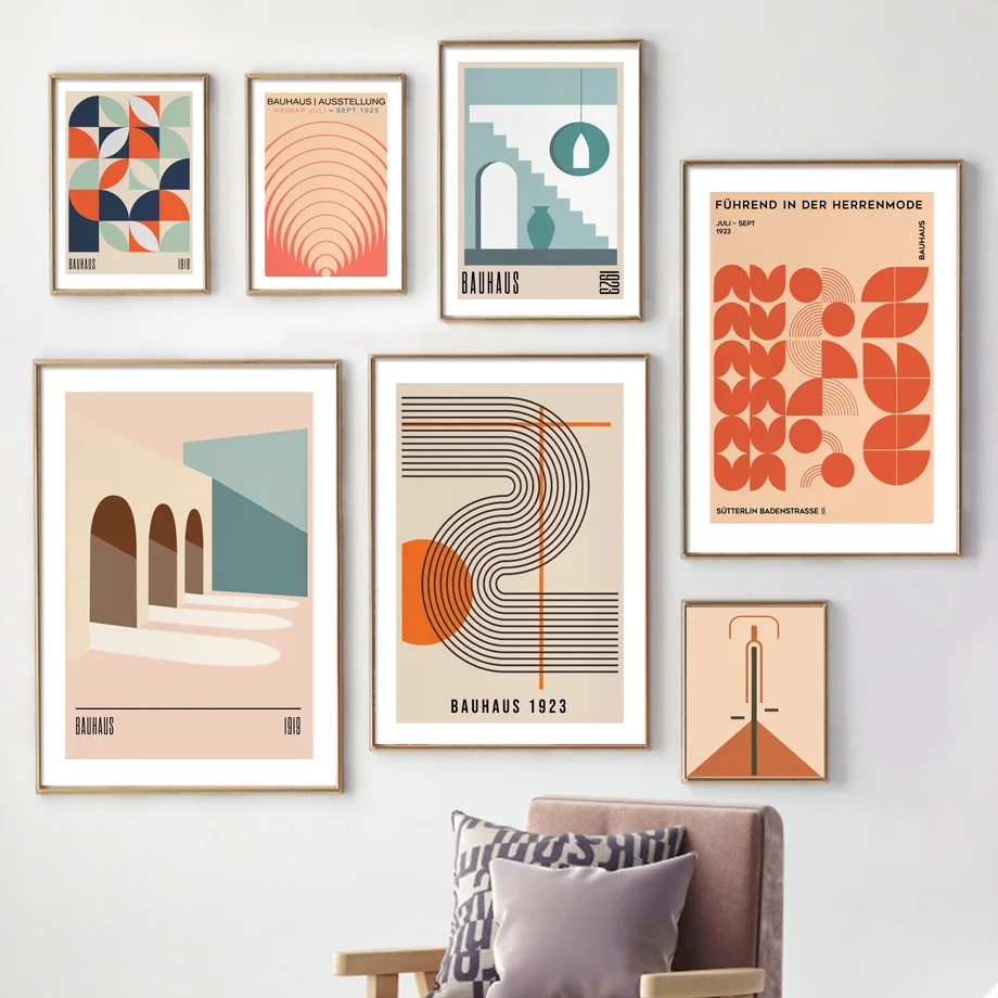 Bauhaus Expo Canvas Wall Art - – обзор и цена Home Decor Expo