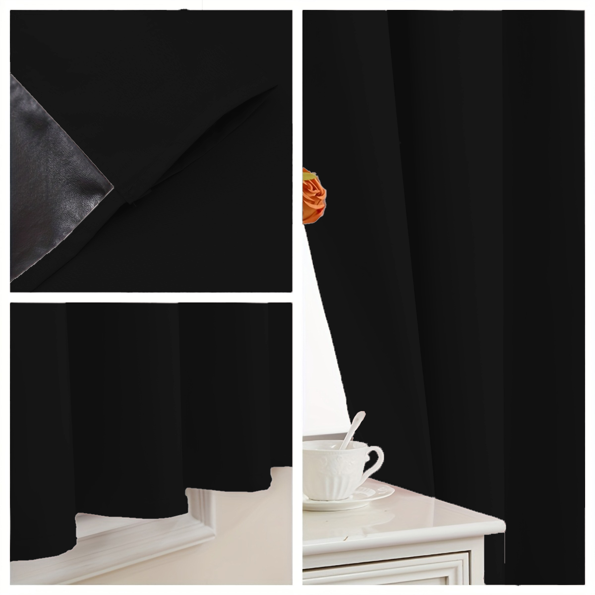 1 Piece of Simple Solid Color  – обзор и цена Blackout Curtains