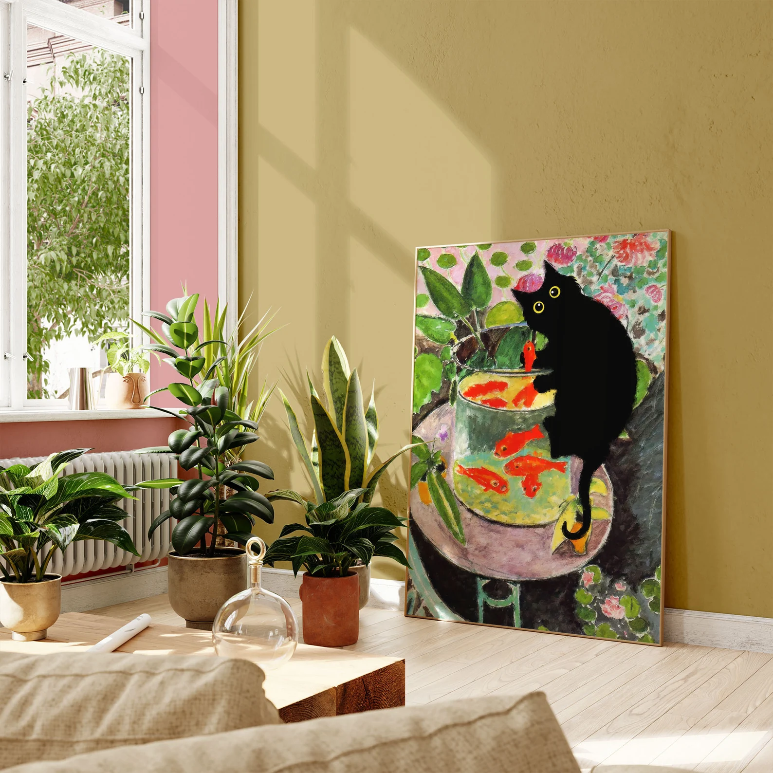 Matisse Goldfish With Cat Post – обзор и цена Home Decor Cat