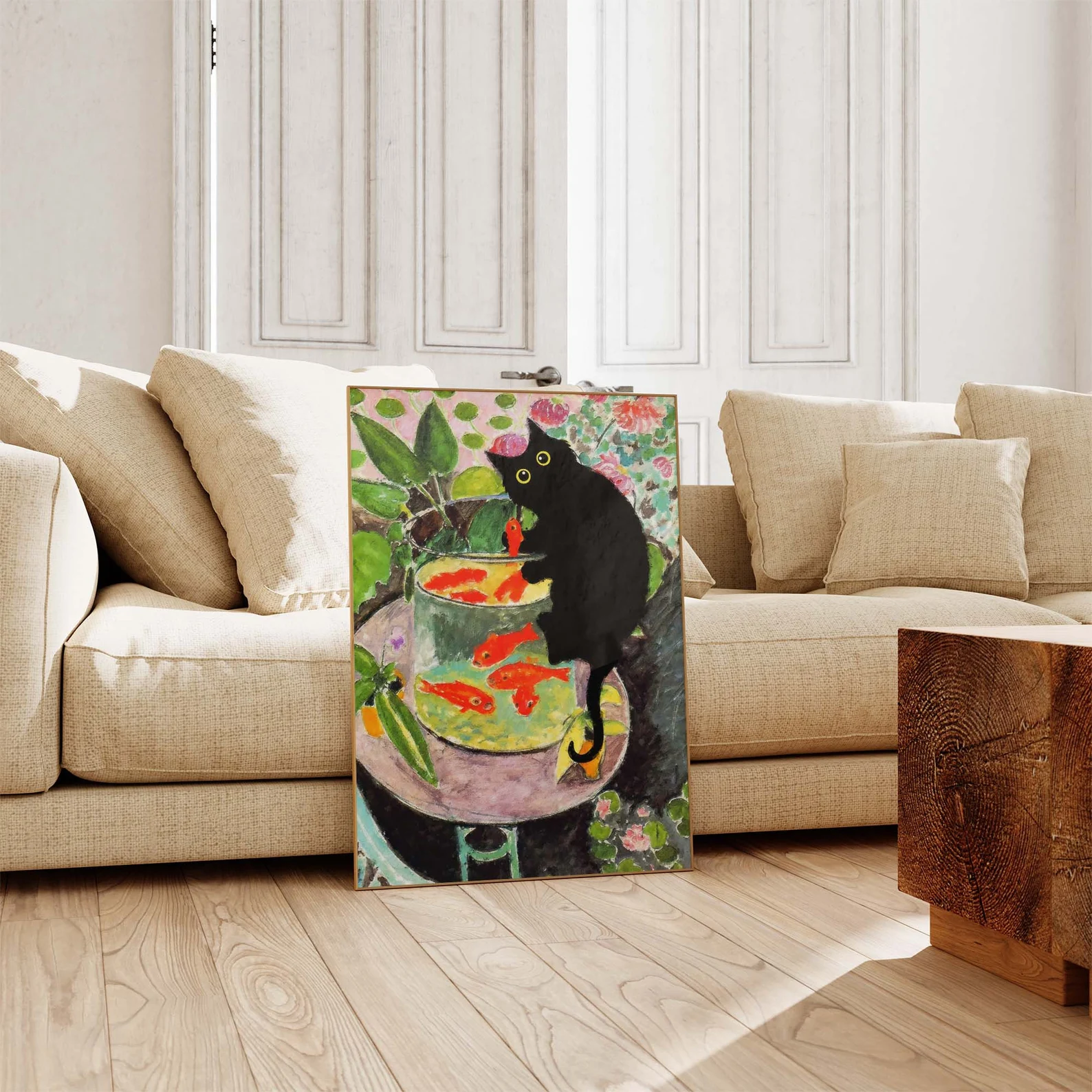 Matisse Goldfish With Cat Post – обзор и цена Home Decor Cat