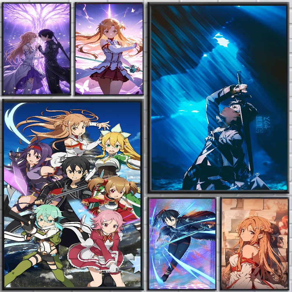 Sword Art Online Anime Poster  – обзор и цена Home Decor Online Free