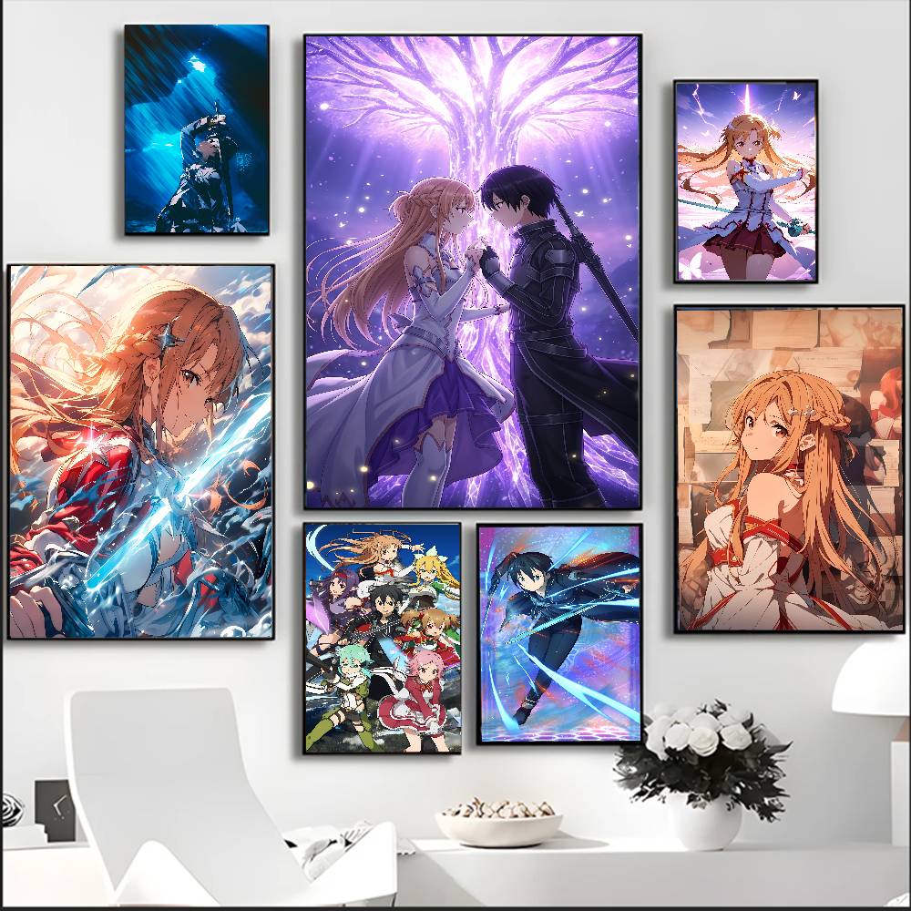 Sword Art Online Anime Poster  – обзор и цена Home Decor Online Free