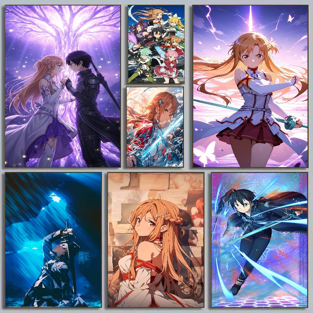Sword Art Online Anime Poster  – обзор и цена Home Decor Online Free