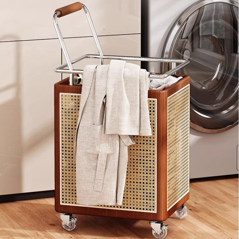 Woven Rattan Laundry Hamper, L – обзор и цена Home Decor Hampers