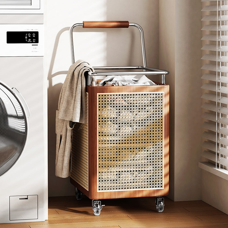 Woven Rattan Laundry Hamper, L – обзор и цена Home Decor Hampers