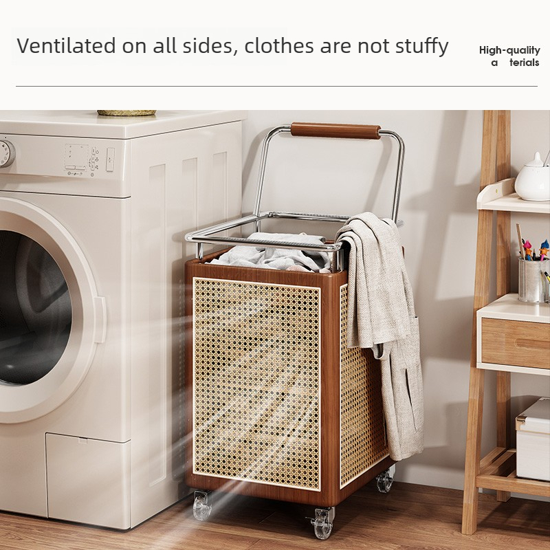 Woven Rattan Laundry Hamper, L – обзор и цена Home Decor Hampers