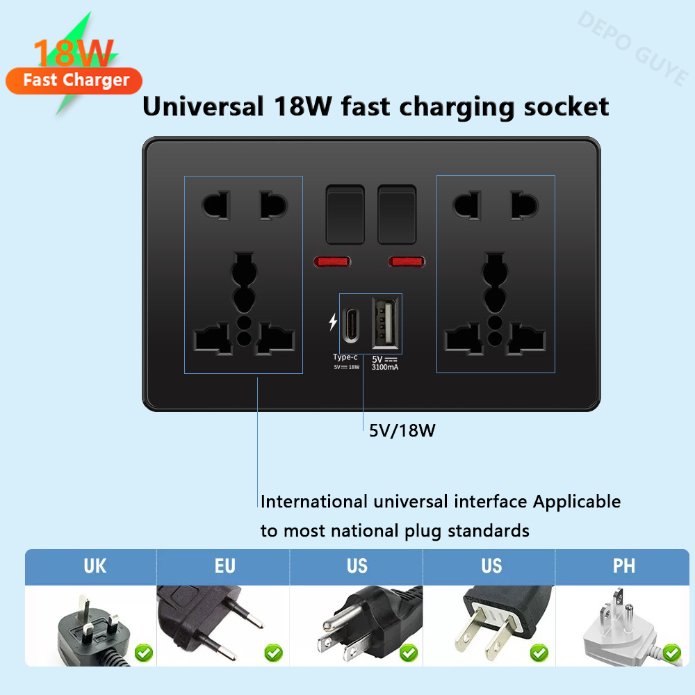 Universal Black USB Type-C 18W – обзор и цена Home Decor Uk