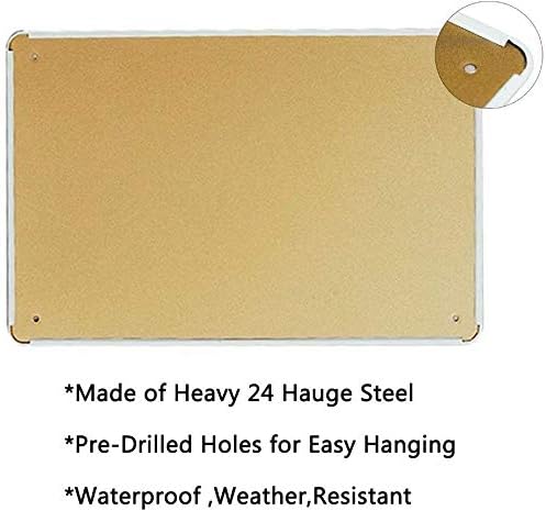 HOUVSSEN Metal Tin Sign, 8 x 1 – обзор и цена Germany Home Decor