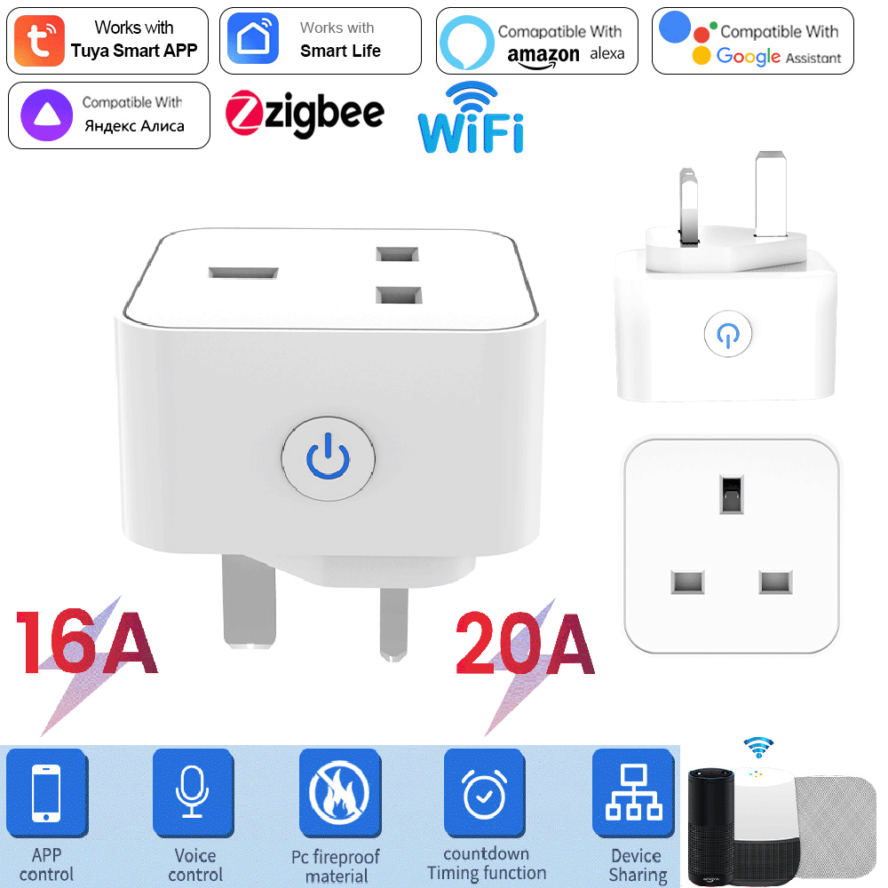 Tuya Smart Socket 16A/20A WiFi – обзор и цена Home Decor Uk