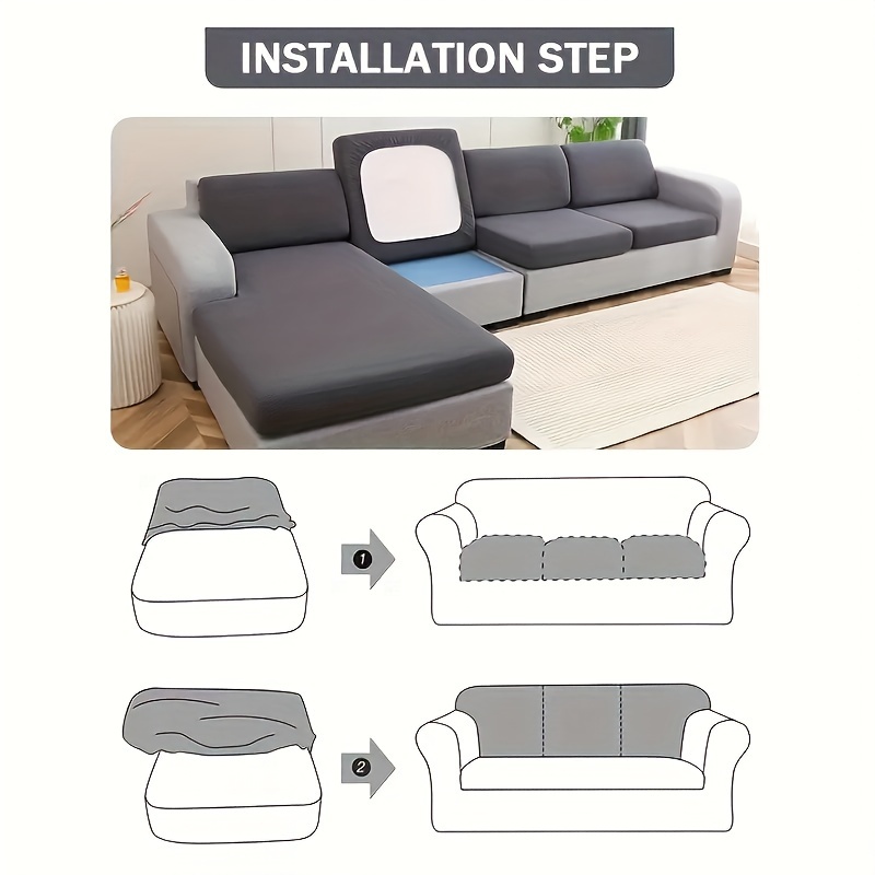 6pcs/Set Sofa Cover, Leaf Jacq – обзор и цена Home Decor Sofa
