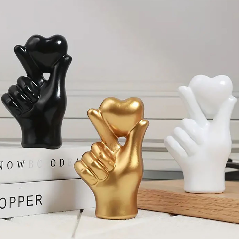 Heart Hand Gesture Statues Scu – обзор и цена Home Decor Y2K