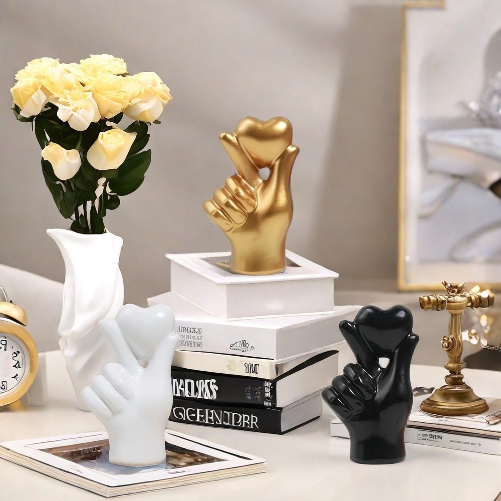 Heart Hand Gesture Statues Scu – обзор и цена Home Decor Y2K