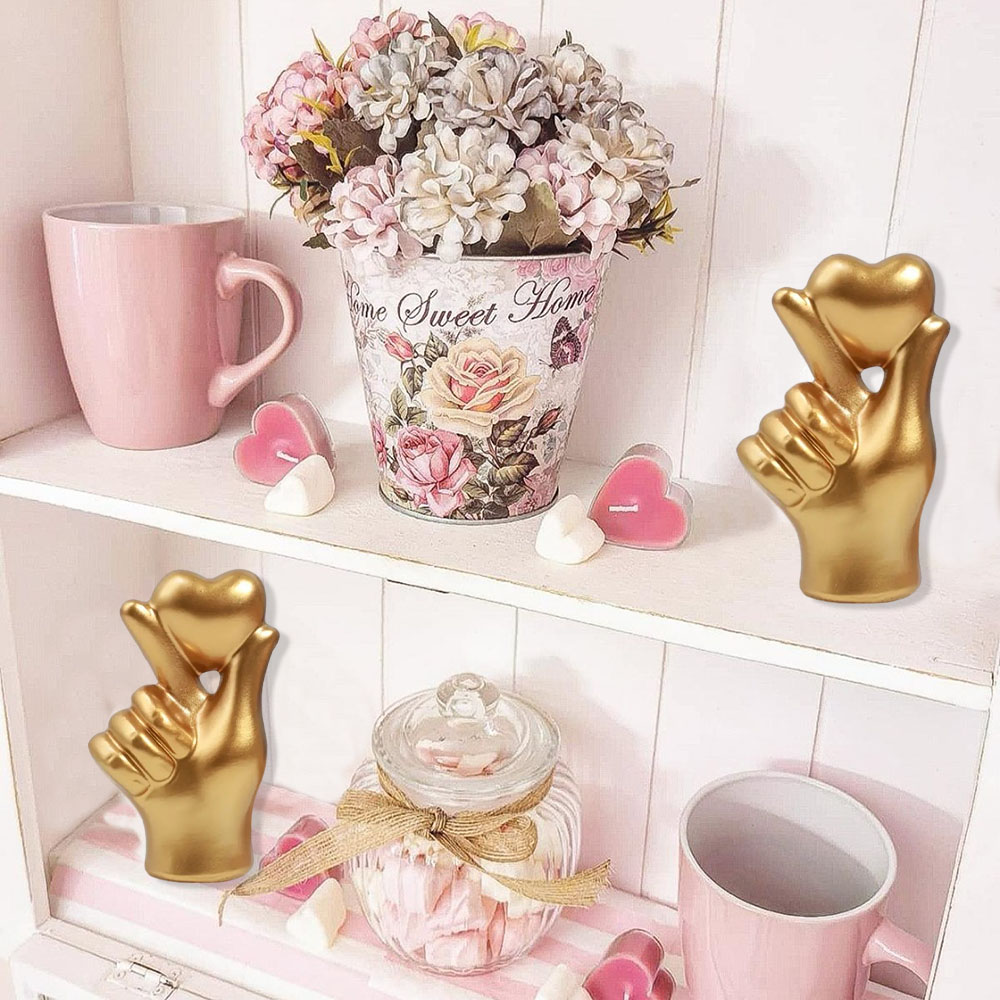 Heart Hand Gesture Statues Scu – обзор и цена Home Decor Y2K