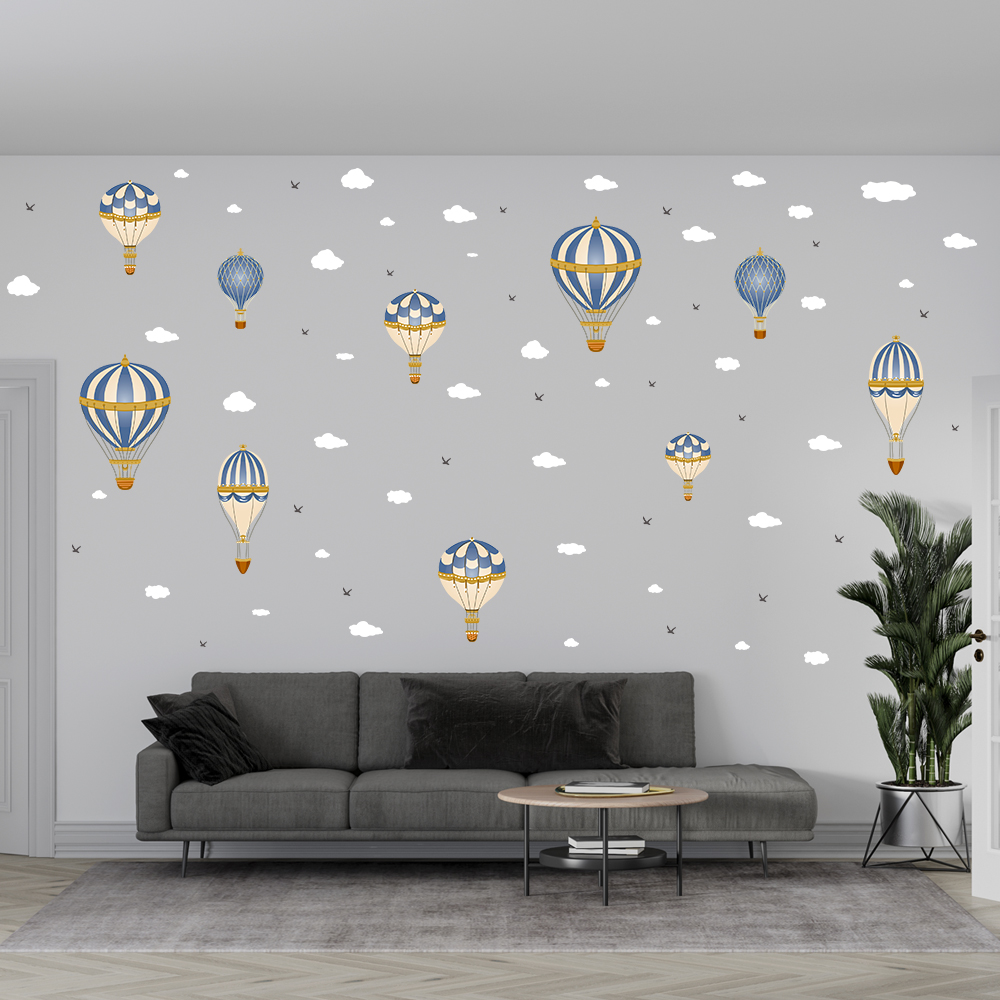 Cartoon Hot Air Balloon Clouds – обзор и цена Home Decor Y2K