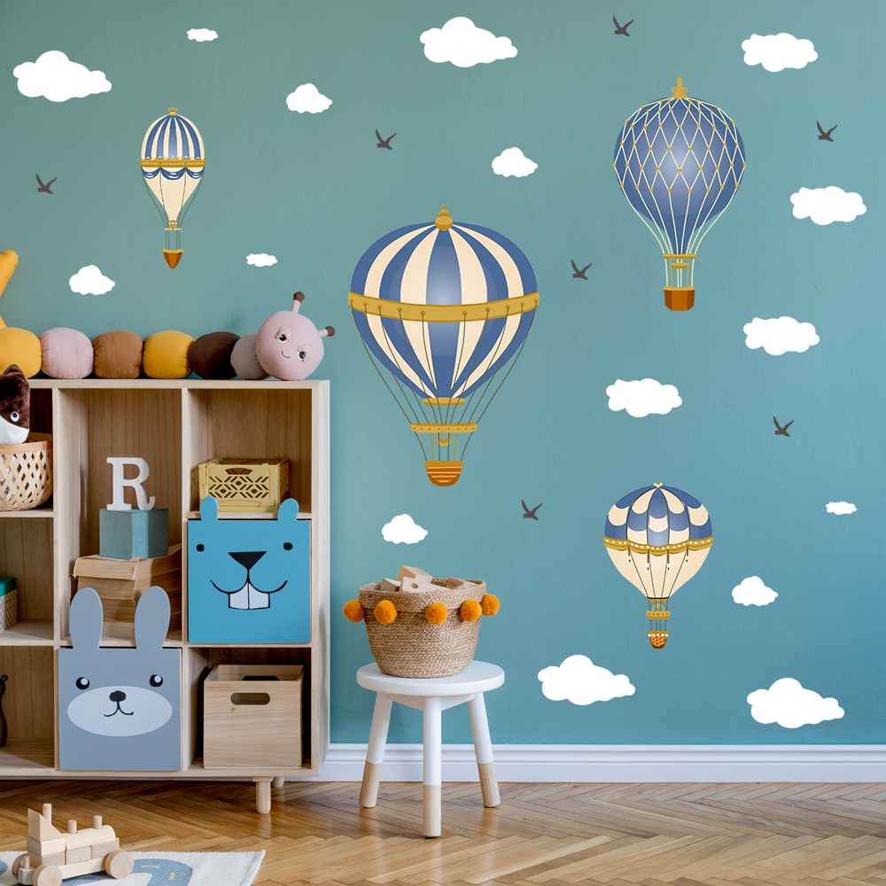 Cartoon Hot Air Balloon Clouds – обзор и цена Home Decor Y2K