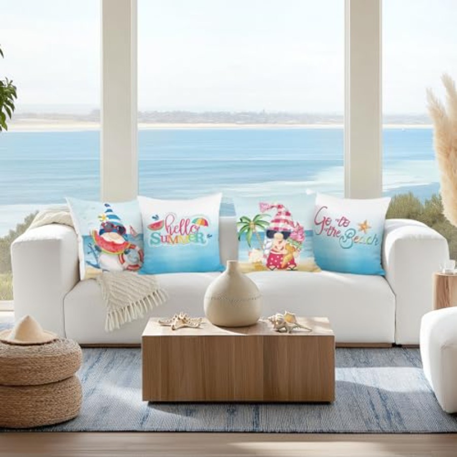 Beach Coastal Throw Pillow Cov – обзор и цена Home Decor Sofa