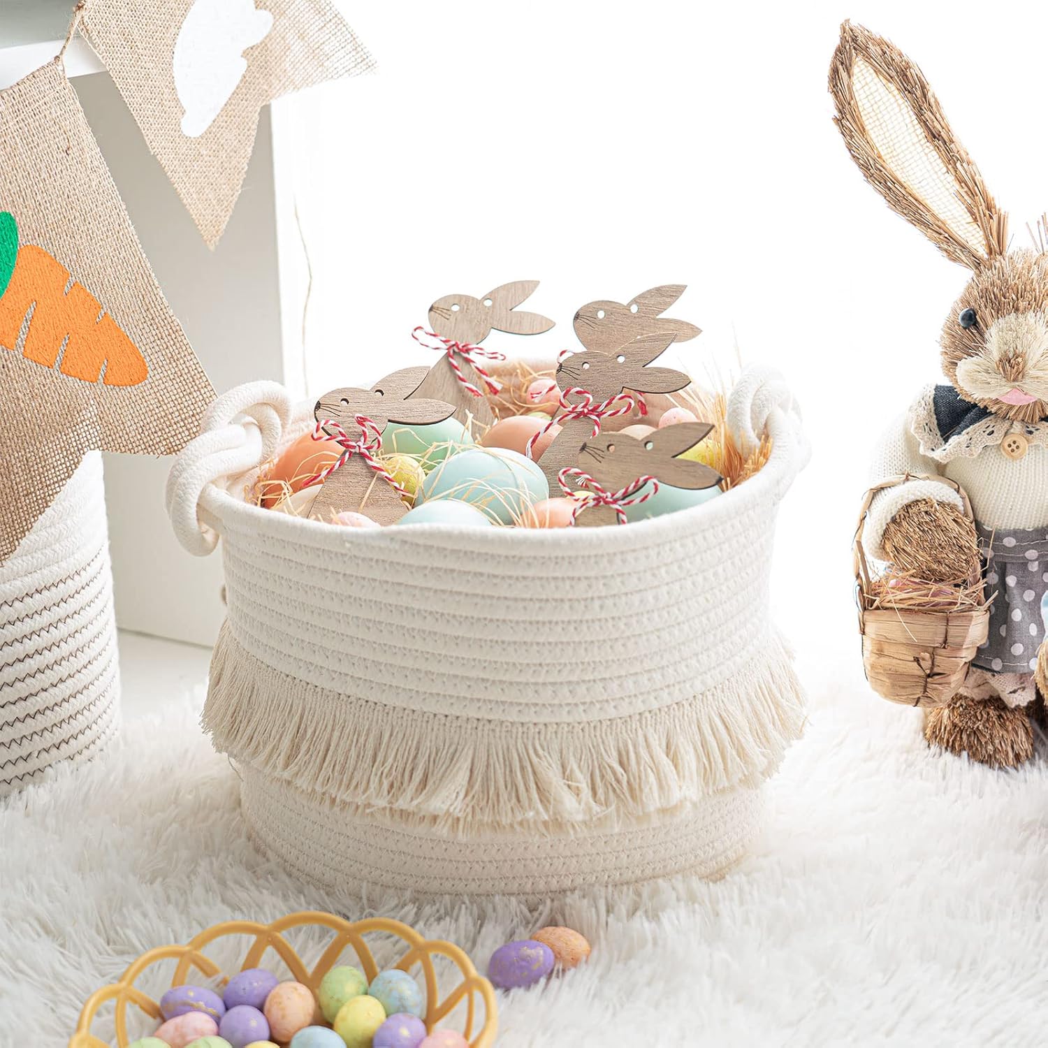 CherryNow Small Woven Storage  – обзор и цена Home Decor Hampers