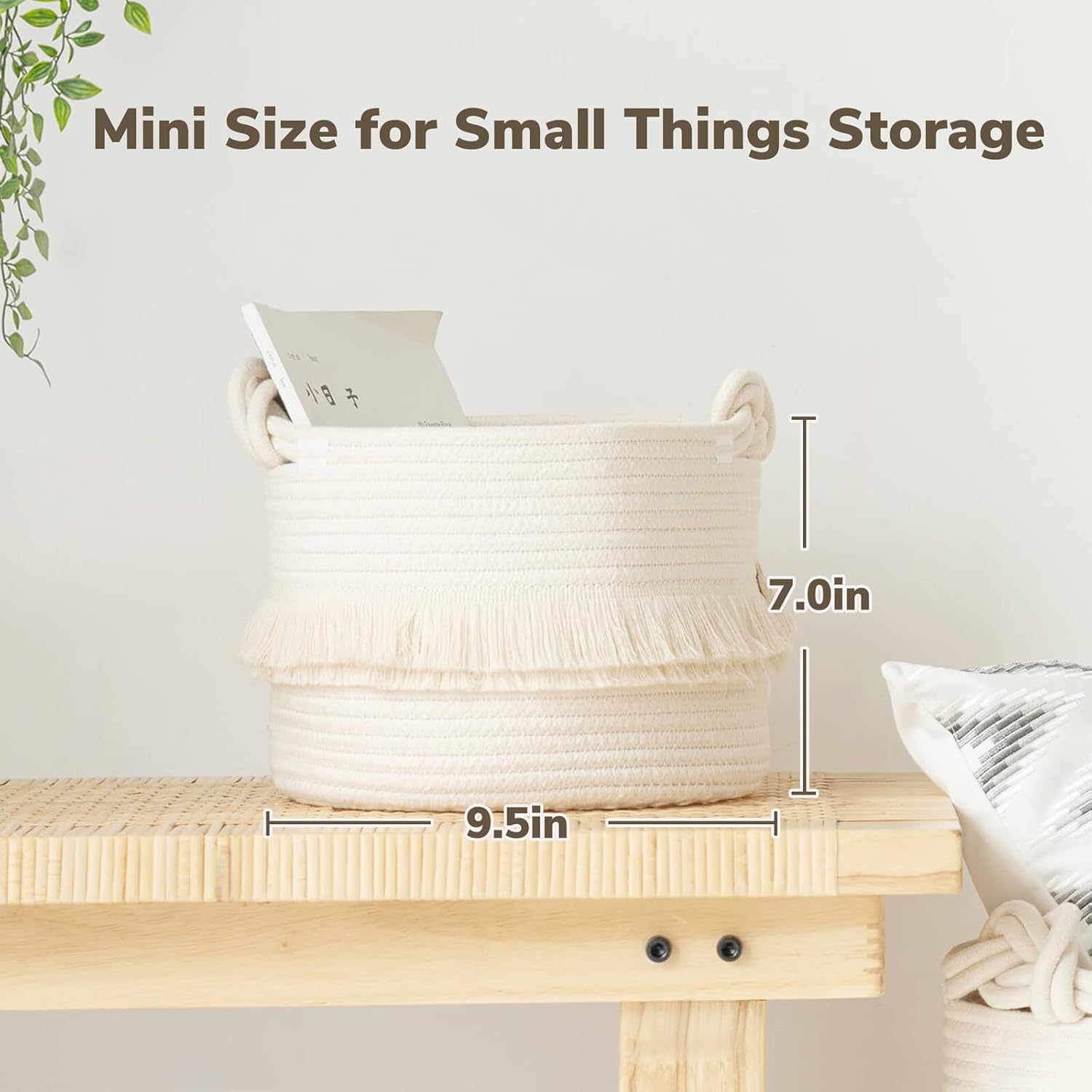 CherryNow Small Woven Storage  – обзор и цена Home Decor Hampers