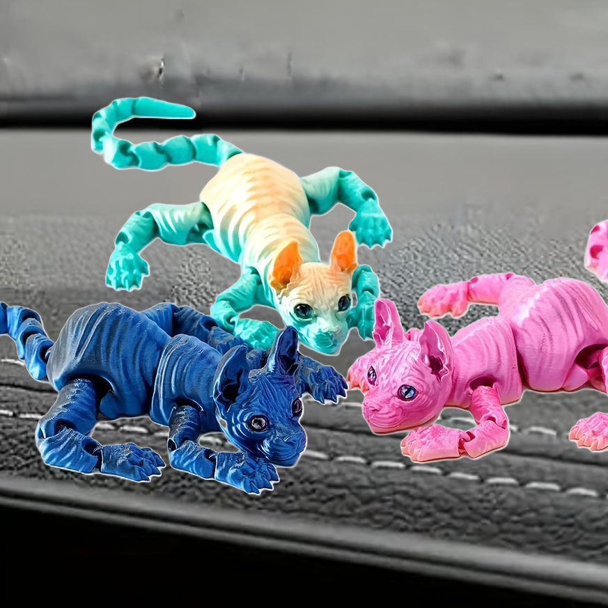 1pc 3D Printed Sphynx Cat Figu – обзор и цена Home Decor Cat