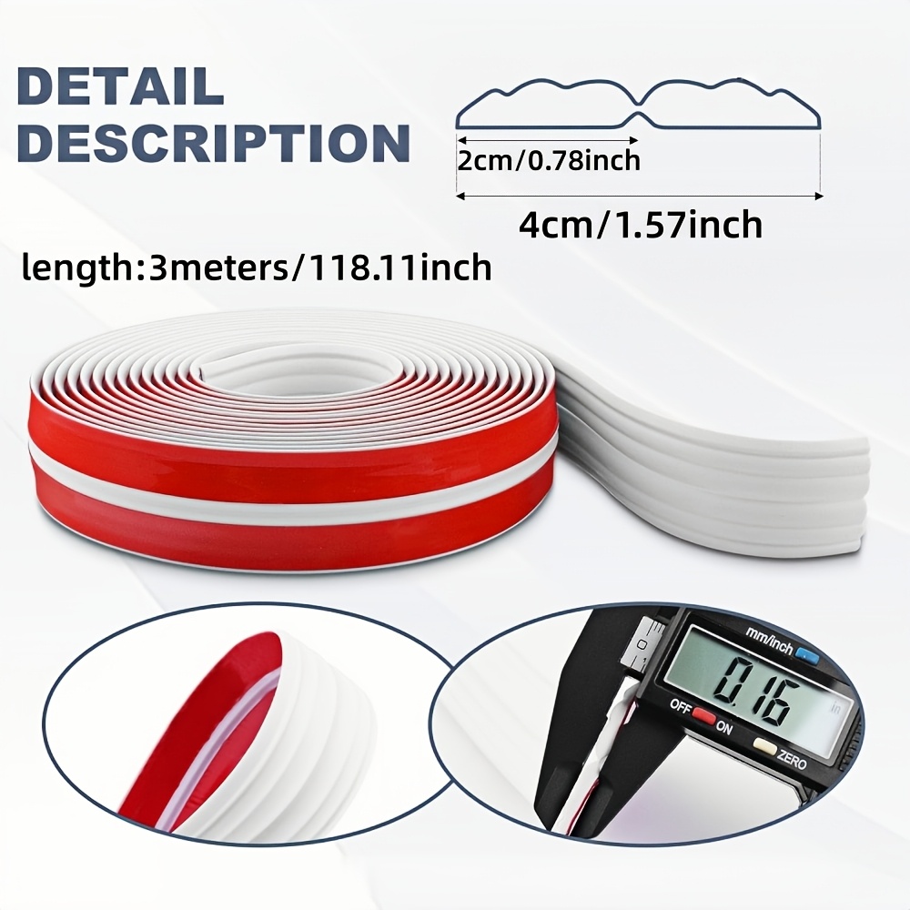1PC 0.5/1/2M Meter PVC Self Ad – обзор и цена Home Decor Wall Molding