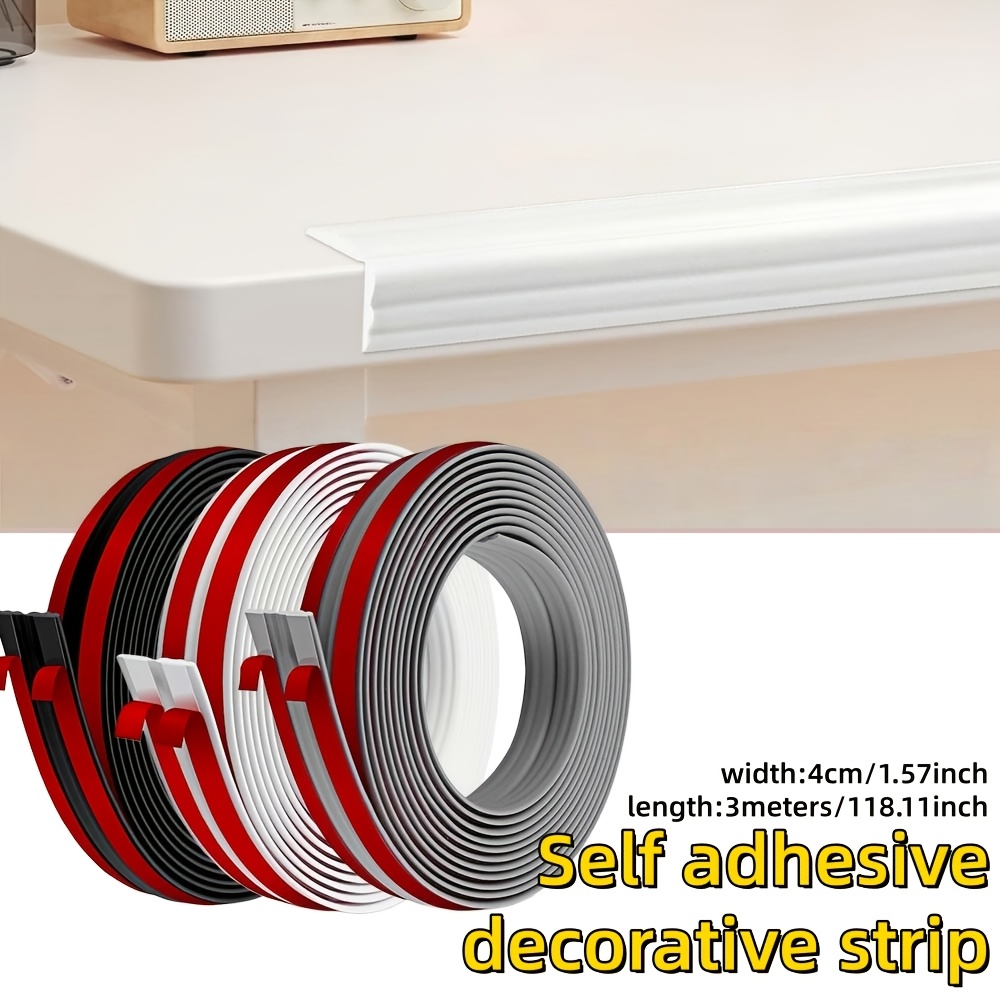 1PC 0.5/1/2M Meter PVC Self Ad – обзор и цена Home Decor Wall Molding