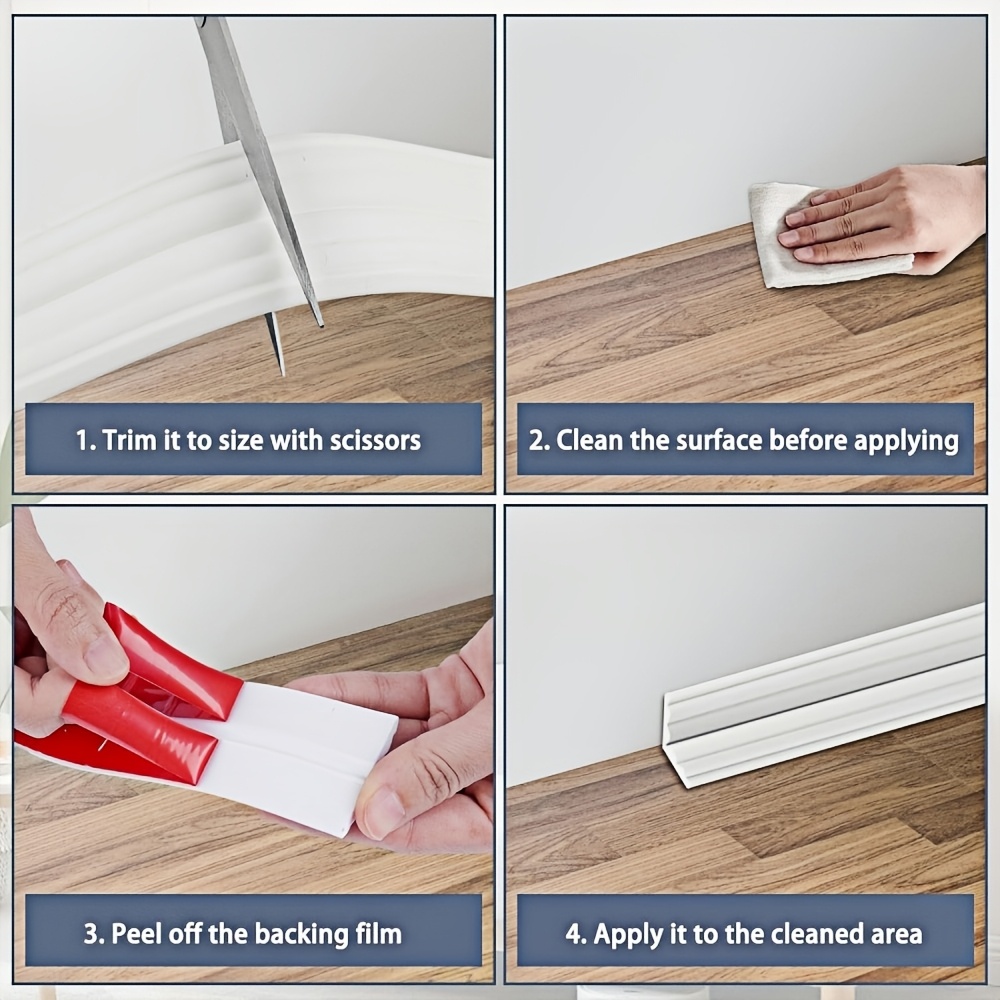 1PC 0.5/1/2M Meter PVC Self Ad – обзор и цена Home Decor Wall Molding