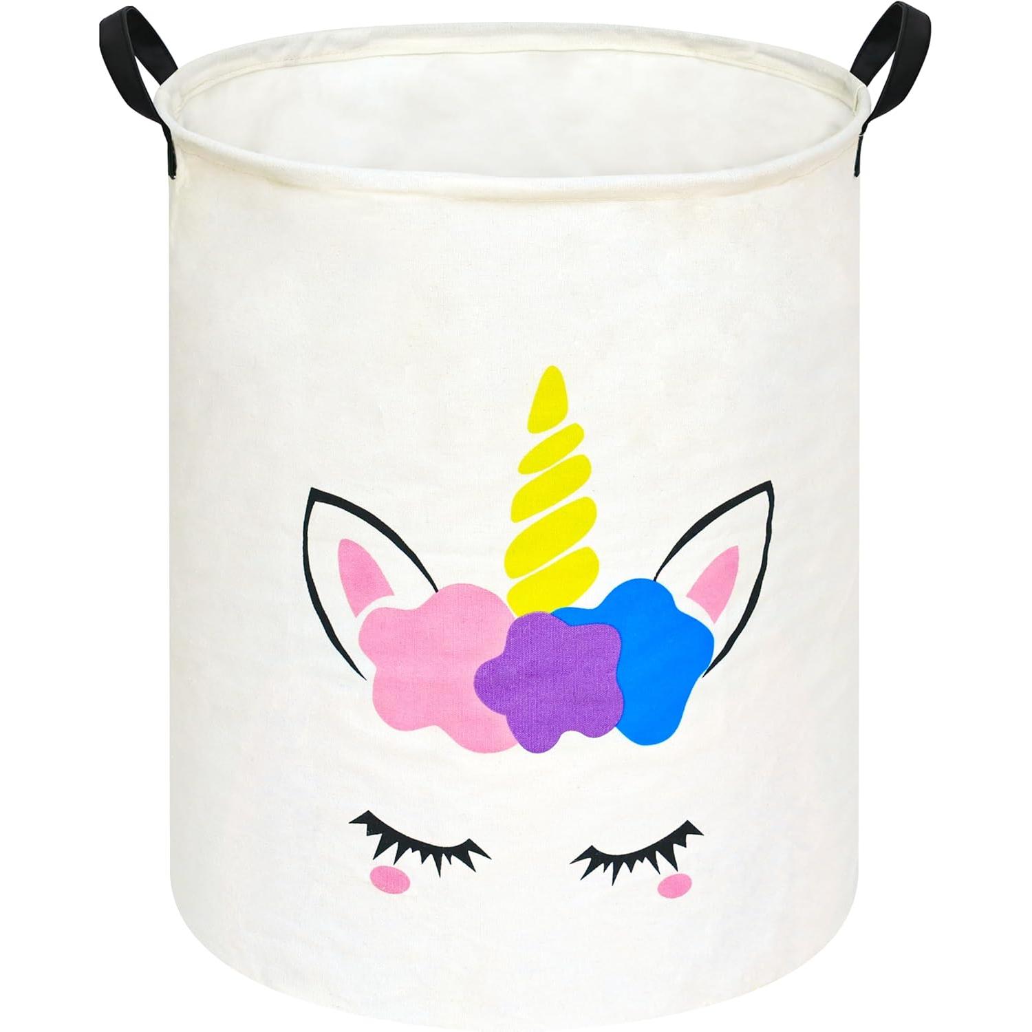 Unicorn Round Laundry Basket S – обзор и цена Home Decor Hampers