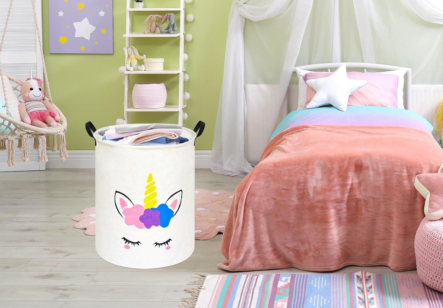 Unicorn Round Laundry Basket S – обзор и цена Home Decor Hampers
