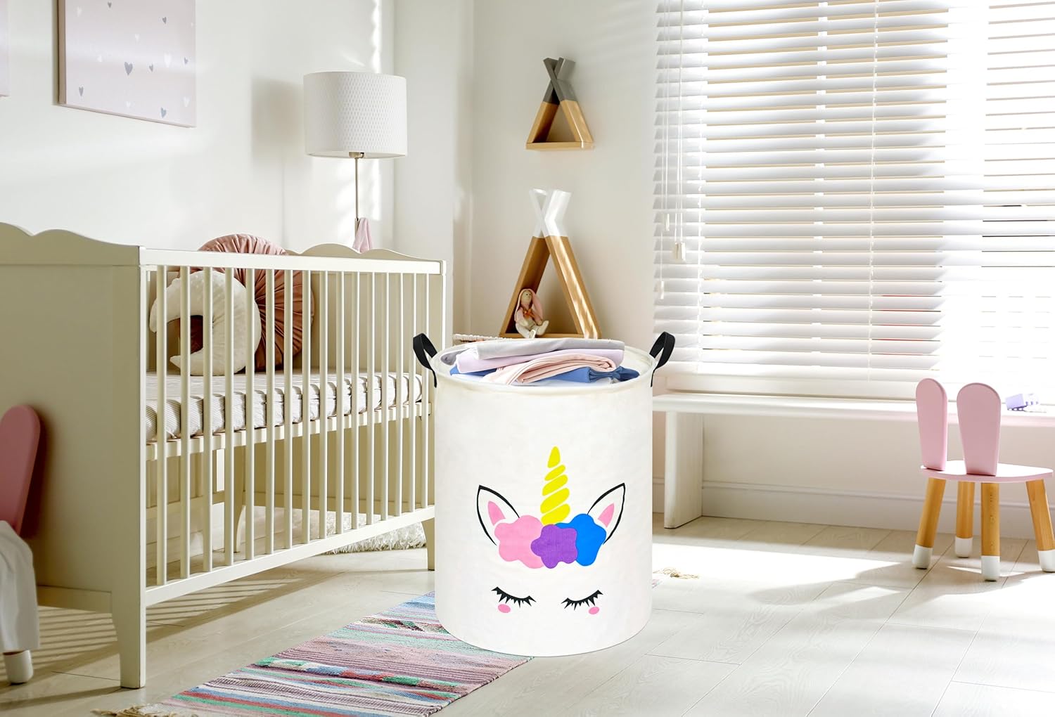 Unicorn Round Laundry Basket S – обзор и цена Home Decor Hampers