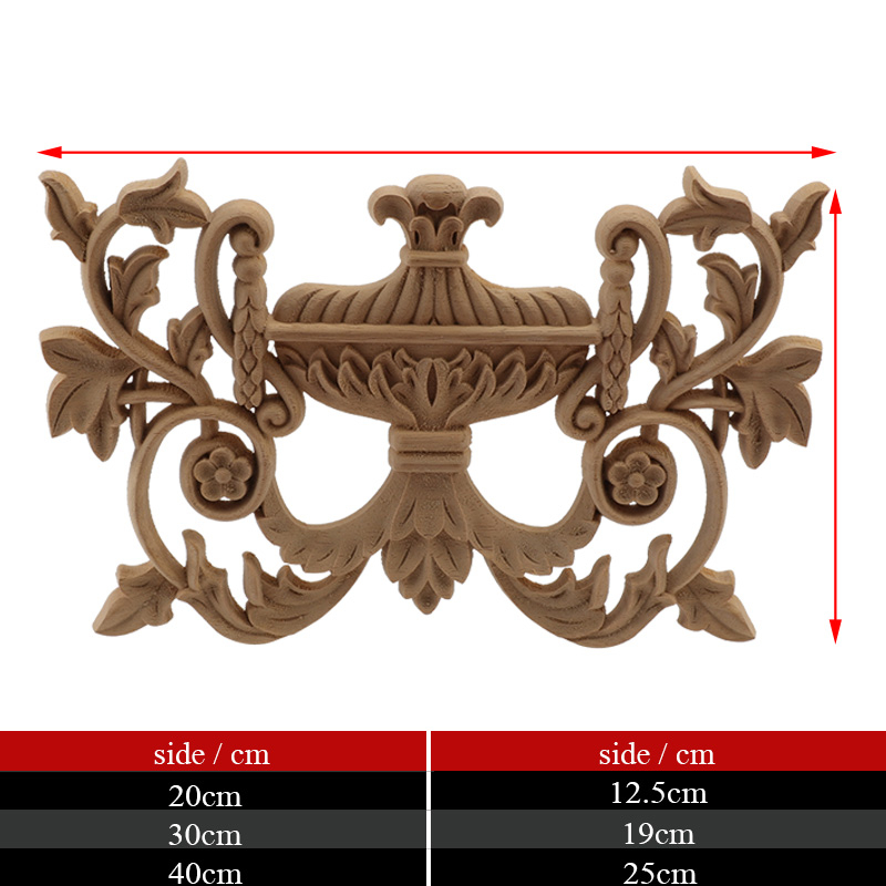 Wall Wood Carved  Applique Woo – обзор и цена Home Decor Wall Molding