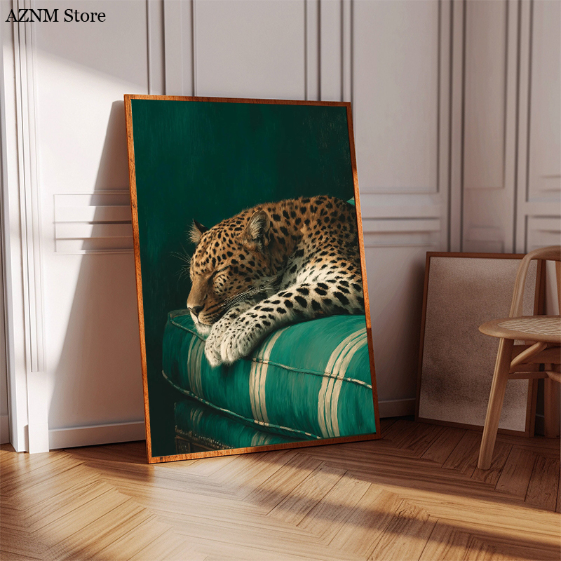 Trendy Cheetah Art Print Poste – обзор и цена Home Decor Sofa