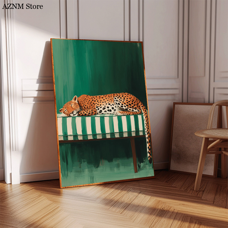 Trendy Cheetah Art Print Poste – обзор и цена Home Decor Sofa